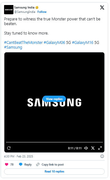 Galaxy M05 lacked