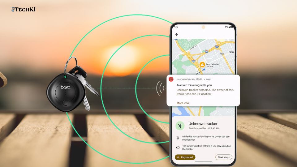 boAt TAG Location Tracking phone