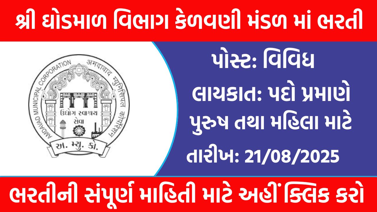 Shri Ghodmal Division Education Board Recruitment
