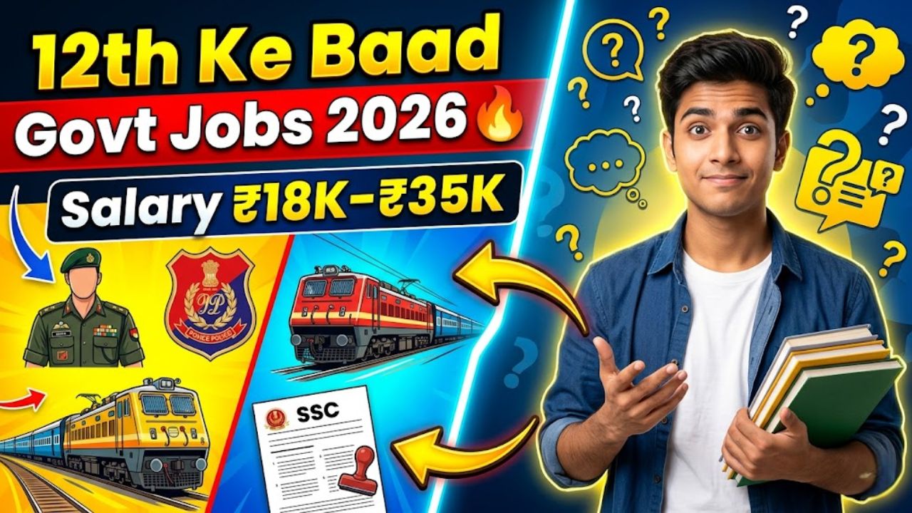 Government Jobs After 12th Pass