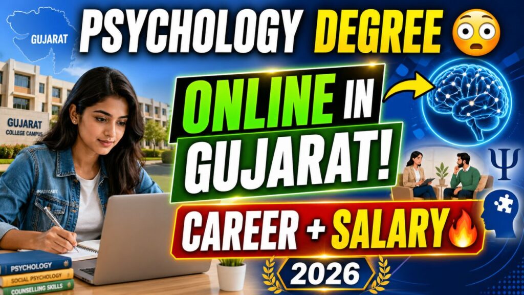 Online Psychology Bachelor’s Degree in Gujarat 2026