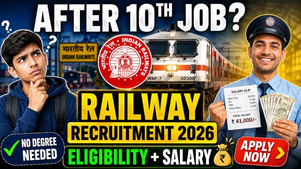 Railway Jobs After 10th Pass 2026