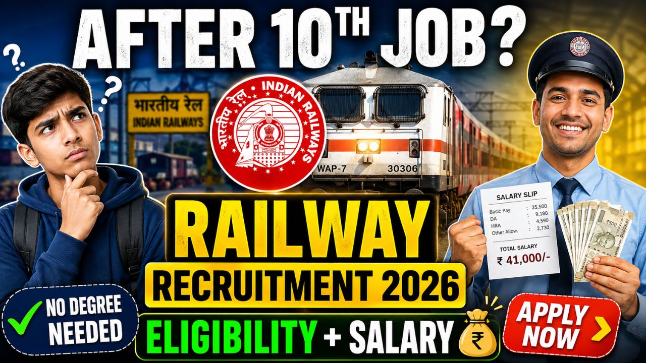 Railway Jobs After 10th Pass 2026