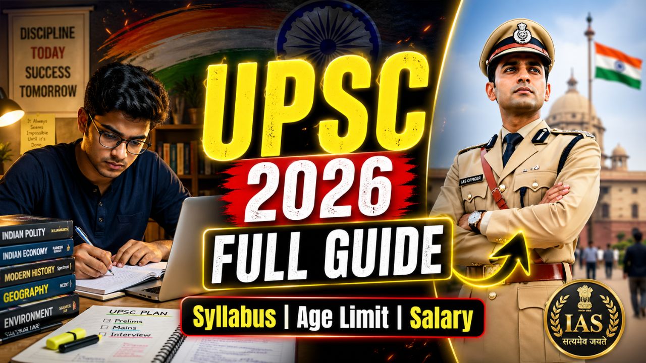UPSC Civil Services 2026, Full Syllabus, Age Limit, Salary Details